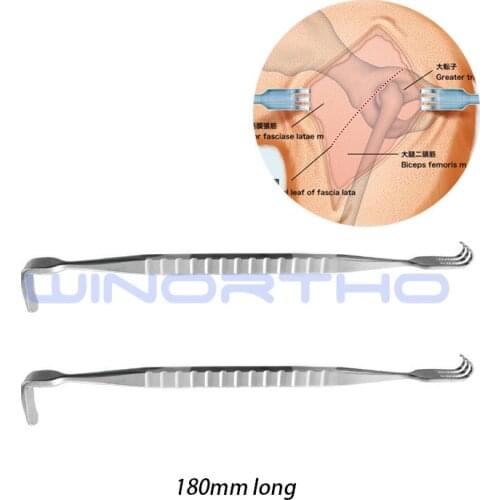 Veterinary orthopedic instruments skin Senn (Cats Paw) retractor bone equipment pet animal