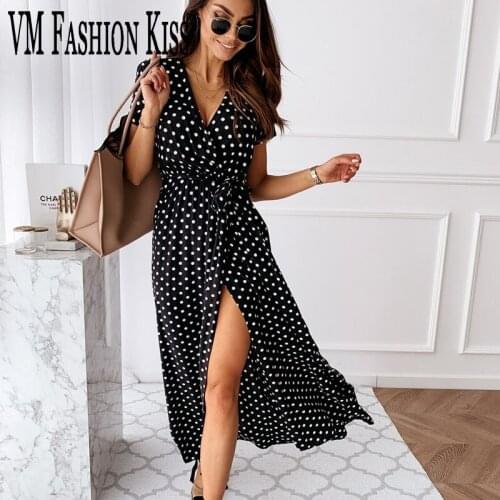 VM FASHION KISS Summer Polka Dot Dresses