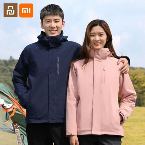 Youpin youpin three-in-one warm antistatic down jacket for men and women down jacket lovers winter jacket