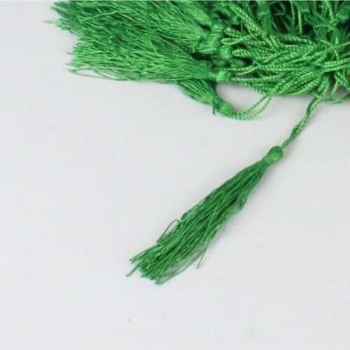 Green Tassel wedding Favors Baby Shower Favors Decoration Rope Tassel Decoration Material 100 Pcs wedding bride mariage хна henna