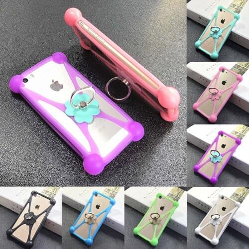 1Pcs new four-leaf clover ring buckle universal mobile phone case forfor iphone6s 7 8p Xs Xr