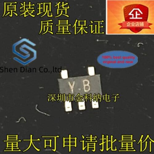 10pcs 100% orginal new in stock Imported RN2502 silk screen YB SOT23-5 PNP band resistance transistor triode