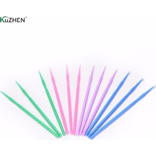 100pcs Disposable Makeup Brushes Micro Applicators Brush Eyelash Extension Supplies Lashes Accessories