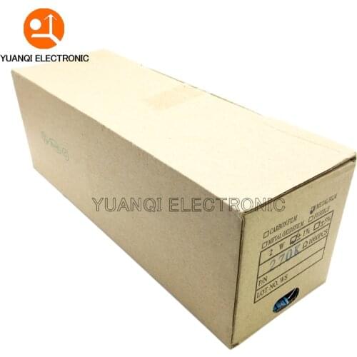 1000pcs 2W Metal film resistor 1% 0R ~ 2.2M 2.2R 10R 22R 47R 100R 220R 470R 1K 10K 100K 1 2.2 4.7 10 22 47 100 220 470 2.2M ohm