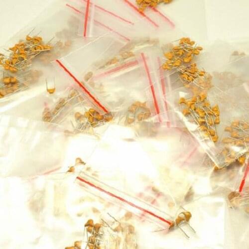 18valuesX10pcs=180pcs Multi-layer Monolithic Ceramic Capacitor Assortment Kit 20PF-105(1UF)
