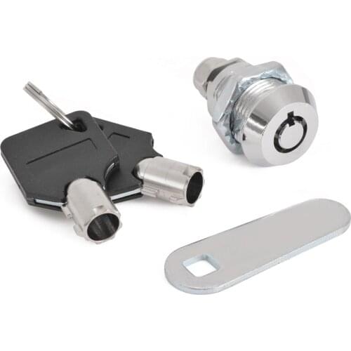 21.5mm Cam Lock For Security Door Cabinet Mailbox Drawer Cupboard Locker With 2 Keys for Home Cabinet Cam Lock