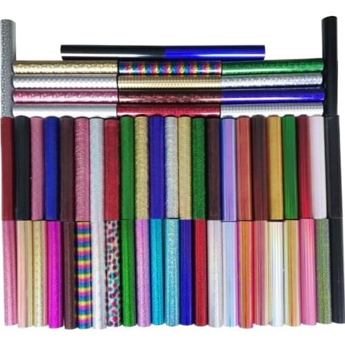 25cmx50cm(10x20") Beautiful Color Hologram PET laser Heat Transfer Vinyl Heat Press Machine Iron on HTV Mirror Film DIY T-shirt