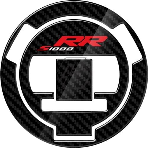 3D Carbon-look Motorcycle Fuel Gas Cap Protector Decals Case for BMW S1000RR S1000 RR 2014 2015 2016