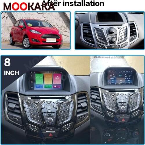 Android 10 PX6 64GB Car DVD Player GPS Navigation For Ford Fiesta 2013 - 2016 Car Auto Radio Stereo Multimedia Player Head Unit