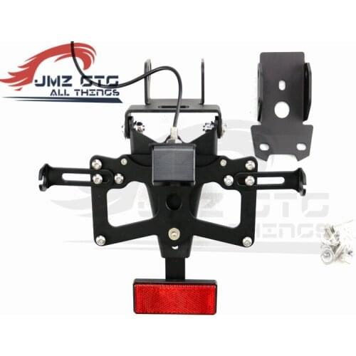 CNC Motorcycle License Plate Holder indicator With Led Lamp For HONDA CB650F 2015 2016 2017