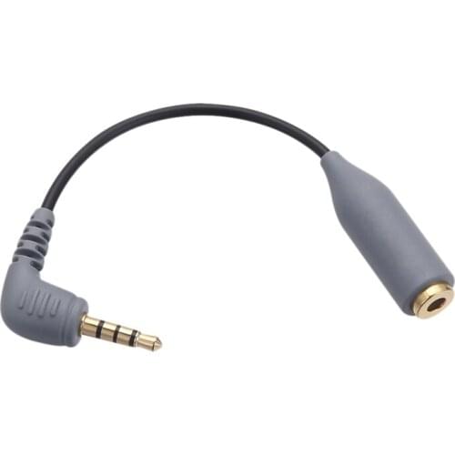 By-Cip2D11 Microphone Cable for Rode 3.5mm Trrs Male to Female Trs Adapter for iPad/Smartphones Accessories