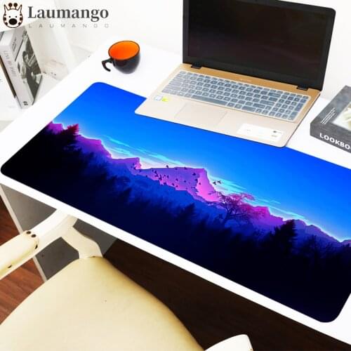 Gamer Gaming Desk Pad Mouse Non-slip Mat Deep Forest Firewatch Accessories Cheap Gaming Laptop Deskpad Computer Table Deskmat