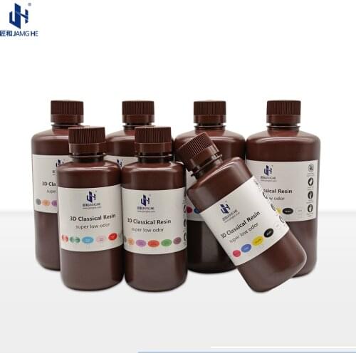 JAMGHE FEDEX Shipping DLP LCD SLA Super Low Odor Tough Resin High Precision 405NM for Elegoo Nova3D Anycubic Mono 3D printers 1L