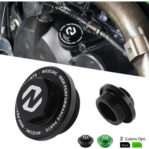 NiceCNC Motorcycle Oil Filler Cap For Kawasaki NINJA 250R 2001-2012 VERSYS-X 300 KLX110L 2017-2020 KLR650 NINJA 300 2013-2017