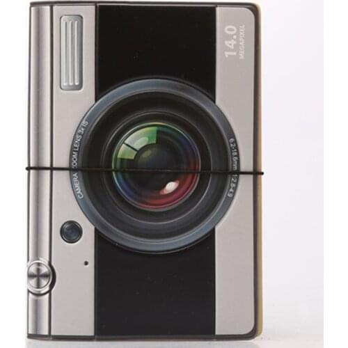 Creative Camera Passport Cover PVC Wallet Bag Letter Men Women ID Address Holder Portable Boarding Travel Accessories