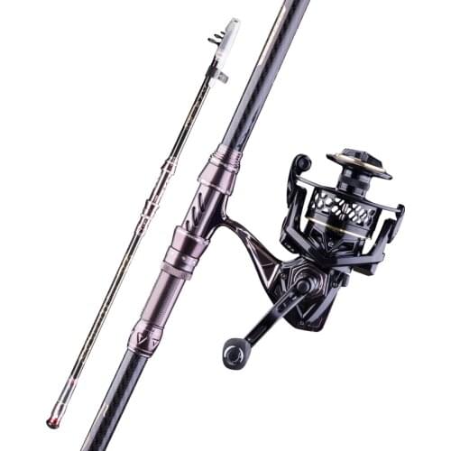 2.1m-4.5m Distance Throwing Pole Super Hard Sea Fishing Rod Long Section Telescopic Vara De Pesca Rock Fishing Cane Fishing Gear