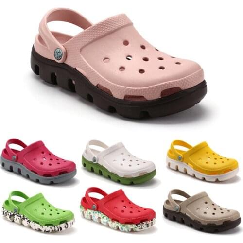 New fashion womens shoes summer Diet hole shoes men and women non-slip cute casual beach shoes all-match beach sandals