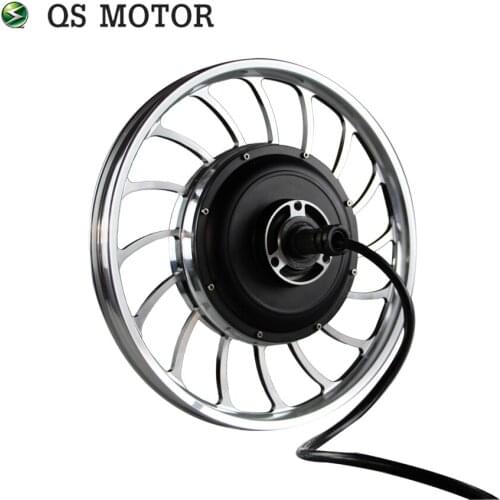 72V60KPH QS Single shaft 2.0kW V3 12*5.0inch E-Scooter BLDC in-wheel hub motor