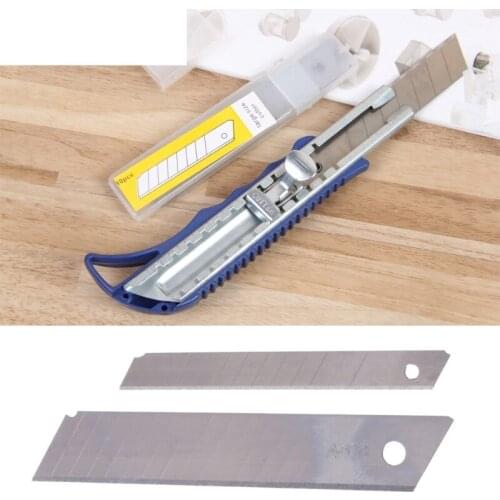 OOTDTY 10 Pcs Boxcutter Snap off Replacement Blades 9/18mm Ceramic Utility Knife Blades