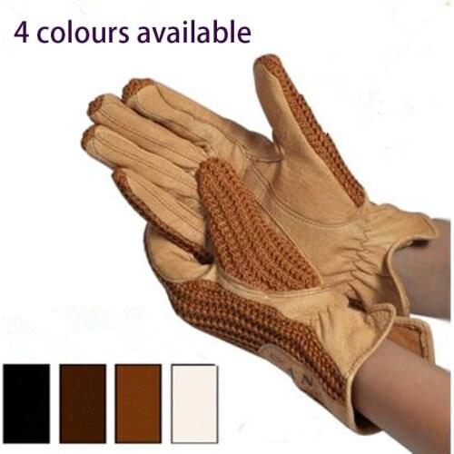 Pigskin line back equestrian gloves professional knight gloves riding gloves and equipment equestrian supplies