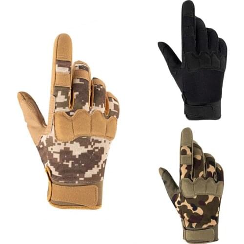 1Pair Unisex Riding Gloves Anti-slip Touchscreen Waterproof Full Fingers Outdoor Sports Camping Hiking Motorcycle Gloves