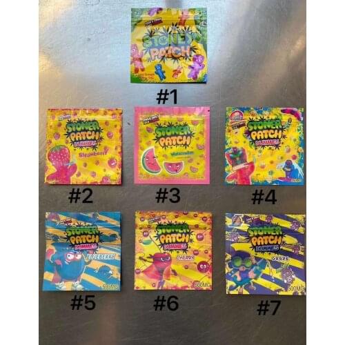 Stoney Patch Mylar Resealable 3.5g Packaging ONLY Free Shipping