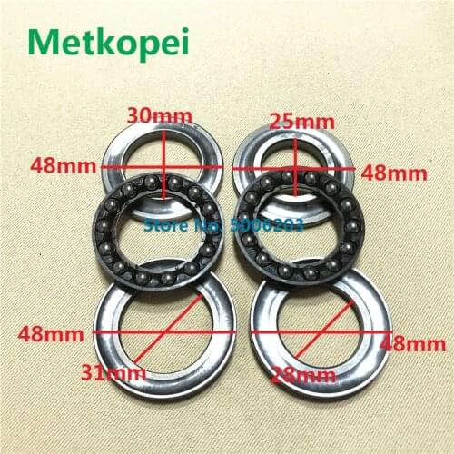 Motorcycle YBR125 XTZ125 YB125 JYM125 5VL pressure ball bearing moto direction column bearing for Yamaha 125cc YBR XTZ JYM 125