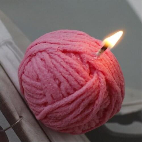 Ball of yarn Silicone molds yarn soap mold handmade soap molds silica gel die Aroma stone moulds Ball of yarn candle mould