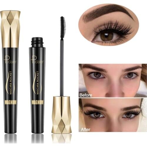 4D Silk Fiber Lash Mascara Curling Volume Express Eyelashes Waterproof Liquid Rimel Fiber Lash Extension Mascara Cosmetic TSLM1