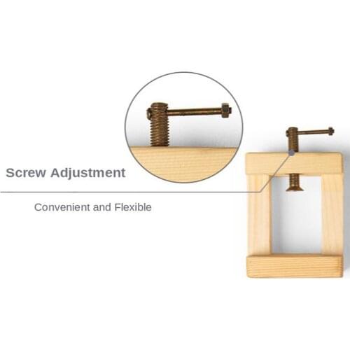 Universal Adjustable Mini Jaw Wood Bench Clamp Drill Press Vise for DIY Jewelry