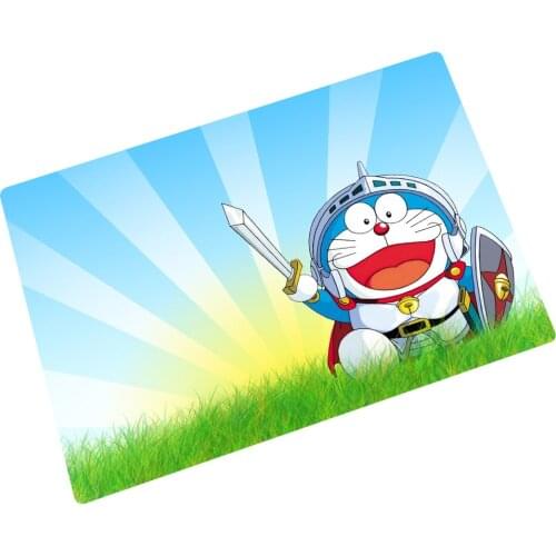 Japanese Cartoon Doraemon Print Home Doormat Insole Kitchen Carpet Indoor Welcome Bathroom Anti-slip Floor Mats 80cm