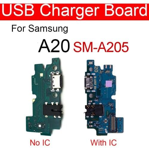 Charger USB Jack Board For Samsung Galaxy A20 SM-A205FD A205FD Charging Port Module Usb Connector Board Replacement Repair Parts