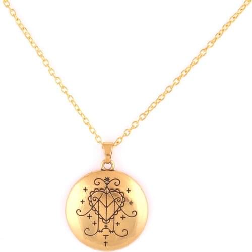 Link Chain Archangel THAVAEL Angelic Amulet Love Shape Haitian Abundance Love Spirit Amulet Dropshipping