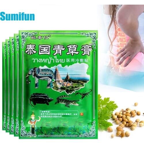 32pcs Thailand Herbal Analgesic Plaster Lumbar Back Neck Shoulder Arthritis Joint Pain Relief Patch Muscle Ache Sprain Massage