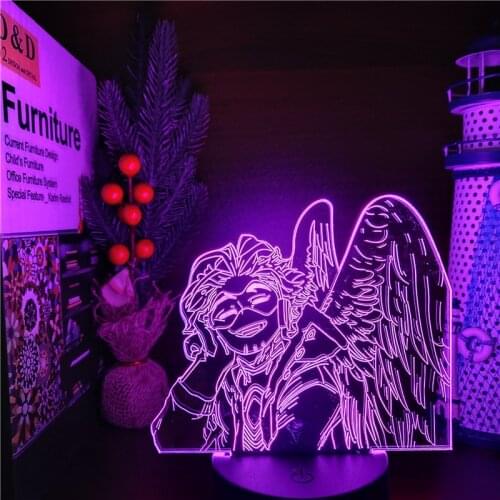 My Hero Academia Hawks 3D Night Lights Lamp Boku no Hero Academia Anime Led Visual Lighting Figures Xmas Gift Heroes Lampara Set