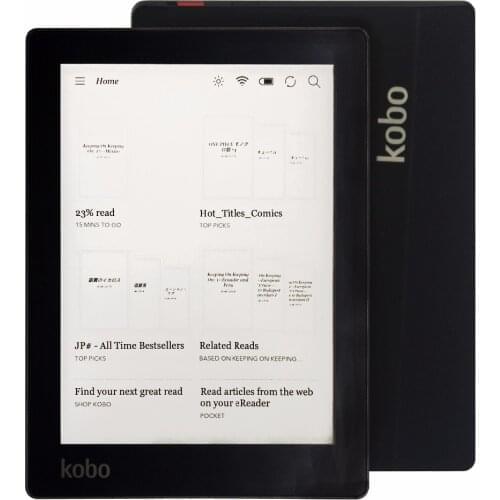 E-book Kobo Aura ebook reader e-ink 6 inch resolution 1024x758 N514 Built-in Front Light e Book Reader WiFi 4GB Memory