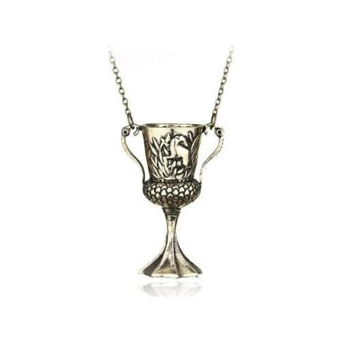Harry Vintage Fashion Horcrux Convert Helge Hufflepuff Cup Necklace Cosplay