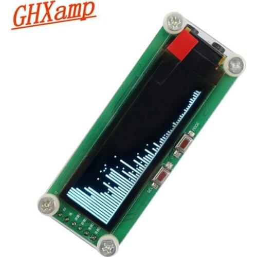 GHXAMP 2 inch OLED Music Spectrum Module Level indicator VU Meter Car Modification Computer MP3 DVD MP4 MP5 Phone DIY Time DC5V