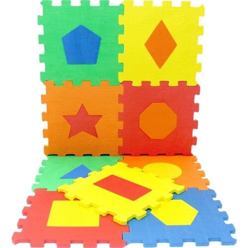 Geometric Shaped Eva Play Mat 32,5x32,5 cm