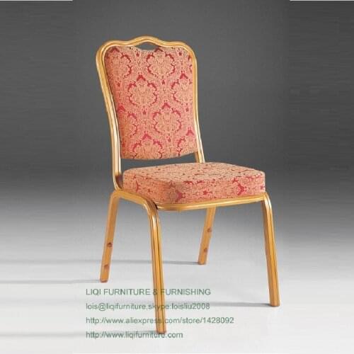 Wholesale quality strong modern stacking aluminum stacking padded fucntion meeting chair LQ-L217