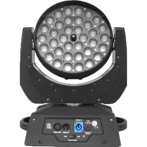 4pieces moving head lights china zoom wash led 36x18w rgbwa uv 6in1 zoom moving head