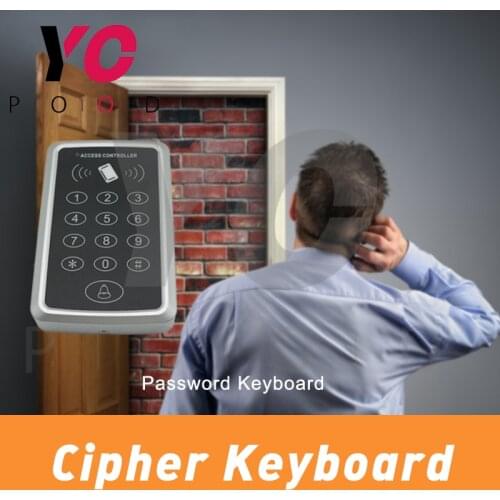 Cipher Keyboard escape room supplies lock puzzle props enter right password on the keyboard to unlock use ID card trigger YOPOOD