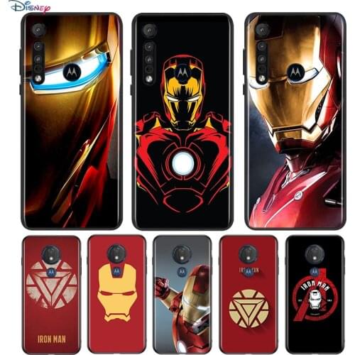 Marvel Iron Man Logo For Motorola G9 G8 G Stylus Power One Fusion Hyper Edge E7 E6 5G Plus Play Lite Soft Phone Case