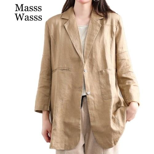 Женские длинные пиджаки Masss Wasss China At AliExpress