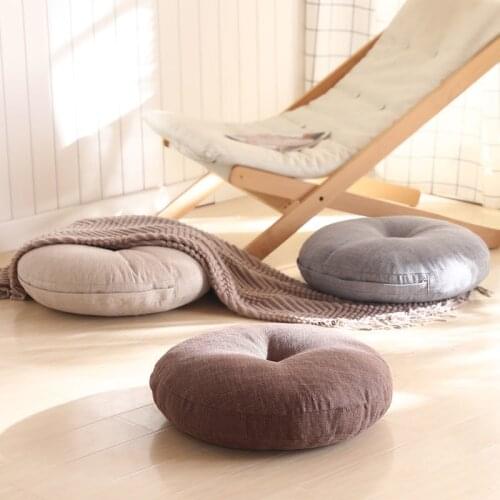 Multifunctional Removable Thicker Futon Round Cushions Sofa Throw Piillow Tatami Floor Mat Lazy Office Chair Cushion Home Decor