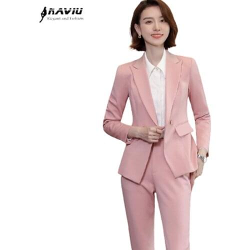 NAVIU Elegant and Fashion Women's Trouser Suits With A Jacket