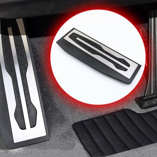 No Drill Foot Rest Pedal Pad Mat Cover Accessories Fit For BMW 1 2 3 4 Series F30 F31 F34 F32 F36 F20 F21 F22 Parts Anti-skip
