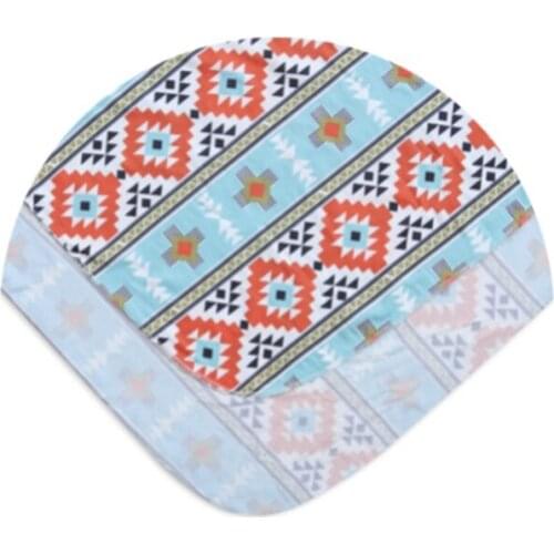 Newborn Swaddle Headband Hat Set Baby Cotton Receiving Blanket Sleeping Wrap Cap R7RB