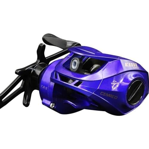 Fishing Reel Metal Spool Baitcasting Reel 7.0:1 High Gear Ratio Ultra-Light 222g 17+1 BBs Saltwater Fishing Accessorie