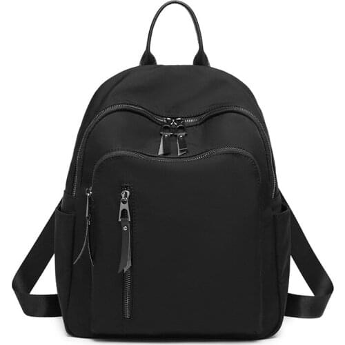 High Quality Leather Double Zipper White Travel Backpacks High Capacity Luxury Soft Designer Bags College Style Student C1722